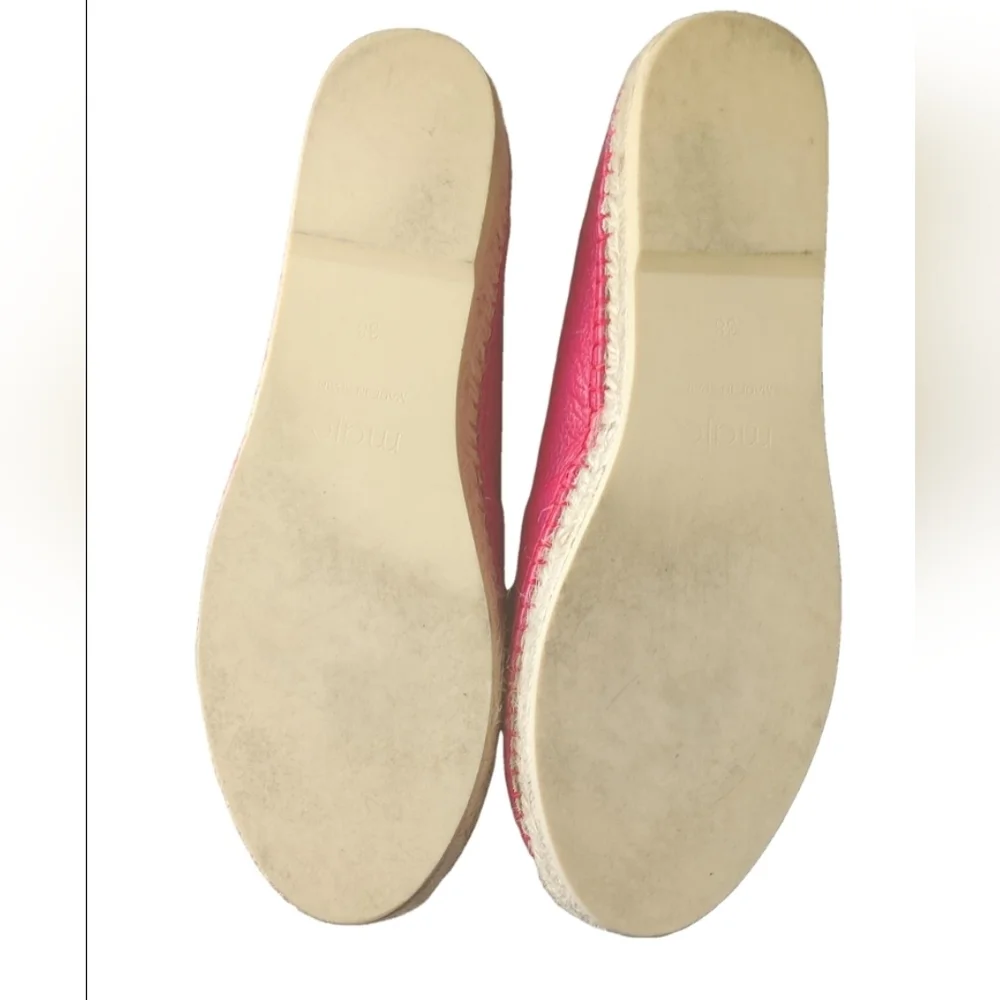 Maje Women's Red Espadrilles Sze 38 (7/7.5)